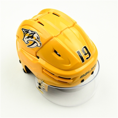 Calle Jarnkrok - Game-Worn Gold Helmet - 2019-20 NHL Season