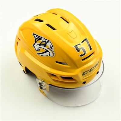 Dante Fabbro - Game-Worn Gold Helmet - 2019-20 NHL Season