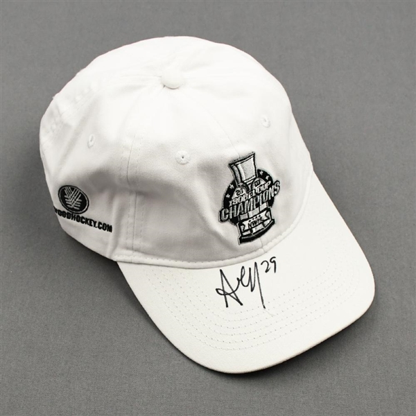 Amanda Leveille - Minnesota Whitecaps - Isobel Cup Autographed Hat