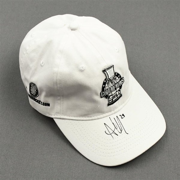 Amanda Leveille - Minnesota Whitecaps - Isobel Cup Autographed Hat