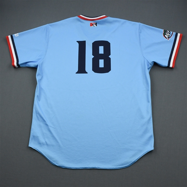Bailey Ober - Fort Myers Miracle - Powder Blue Game-Worn Jersey