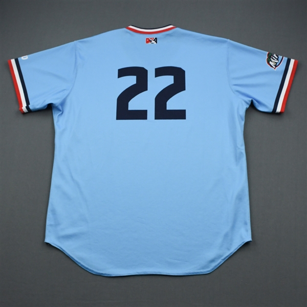 Melvi Acosta - Fort Myers Miracle - Powder Blue Game-Worn Jersey