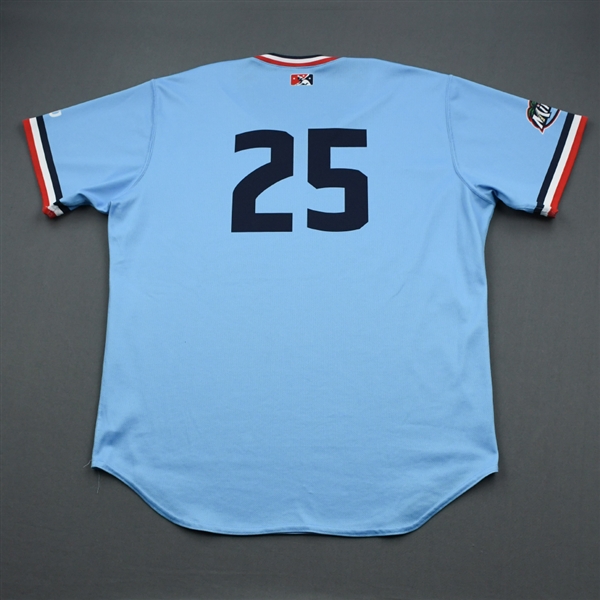 Alex Phillips - Fort Myers Miracle - Powder Blue Game-Worn Jersey