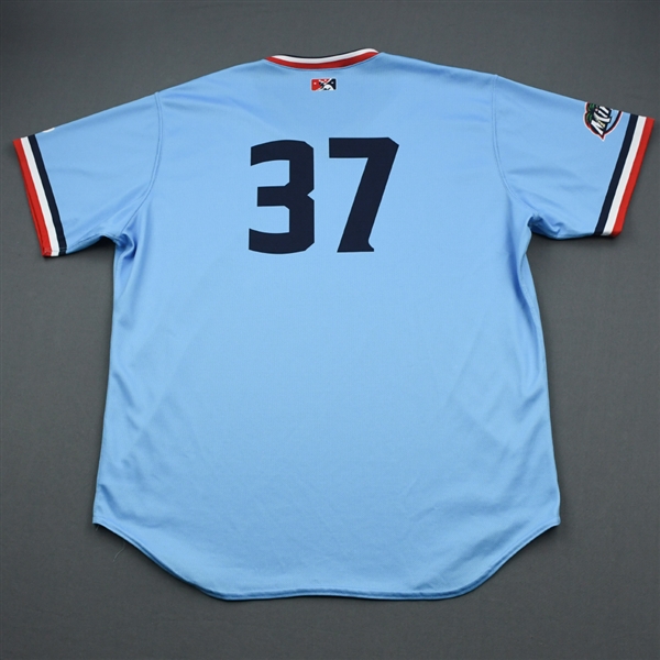 #37 - Fort Myers Miracle - Powder Blue Game-Issued Jersey