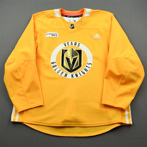 Pierre-Edouard Bellemare - 18-19 - Vegas Golden Knights - w/ City National Bank Patch Practice Jersey 