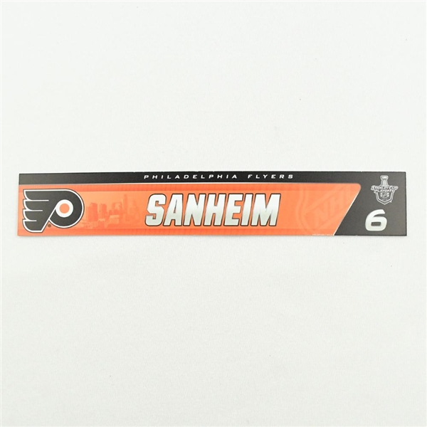 Travis Sanheim - Stanley Cup Playoffs Locker Room Nameplate
