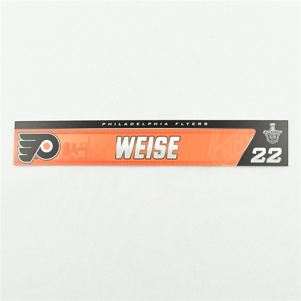 Dale Weise - Stanley Cup Playoffs Locker Room Nameplate