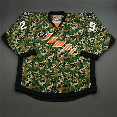 Todd Fedoruk - Game-Worn Flyers Alumni Camouflage Autographed Jersey - Worn June 27, 2021
