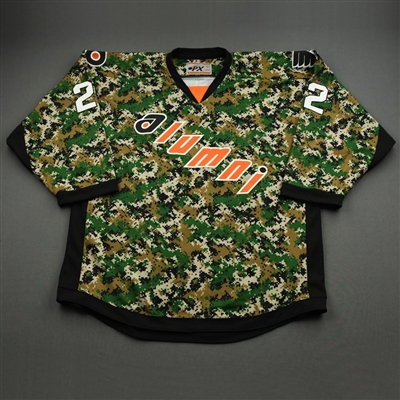 Mike Knuble - Game-Worn Flyers Alumni Camouflage Autographed Jersey - Worn June 27, 2021