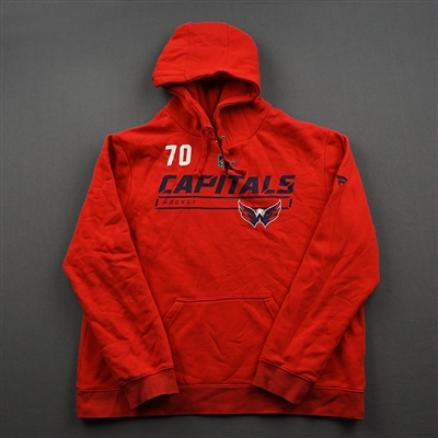 Braden Holtby - Red Hoodie Issued by Washington Capitals - 2019-20 NHL Regular Season