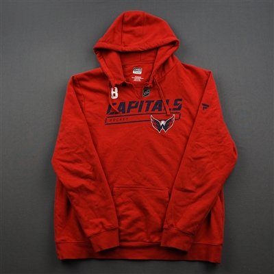 Alex Ovechkin - Red Hoodie Issued by Washington Capitals - 2019-20 NHL Regular Season