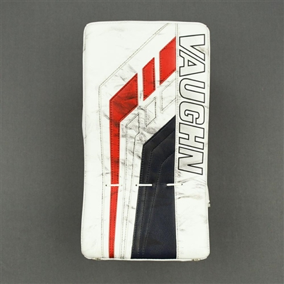 Joonas Korpisalo - Game-Used - Vaughn Velocity VE8 Blocker - Used in 5-OT Game - 2019-20 NHL Season and  2020 Stanley Cup Playoffs