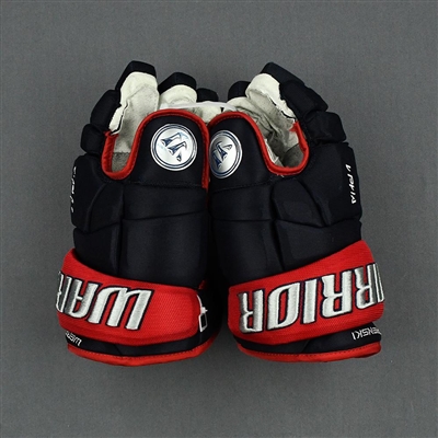 Zach Werenski - Game-Used -Warrior Alpha Gloves - Used in Game 5 of First Round of 2020 Stanley Cup Playoffs