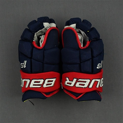 Pierre-Luc Dubois - Game-Used -Bauer Supreme 1S Gloves - 2019-20 NHL Season