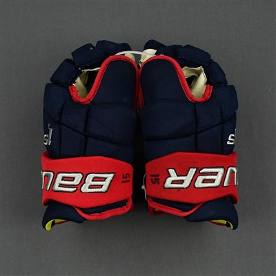 Michael Del Zotto - Game-Used -Bauer Supreme 1S Gloves - 2020-21 NHL Season
