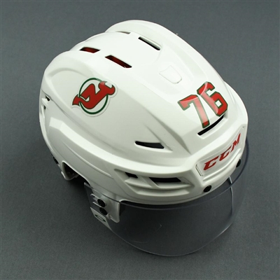 P.K. Subban - Game-Worn Heritage Helmet - 2019-20 NHL Season