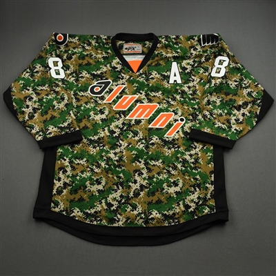 Brad Marsh - Game-Worn Flyers Alumni Camouflage Autographed Jersey - Worn June 27, 2021