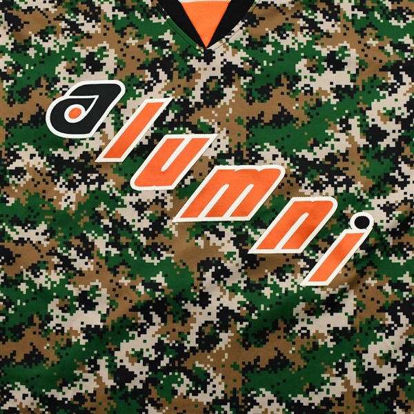 Jim Watson - Flyers Alumni Camouflage Autographed Jersey - Worn For Ceremony