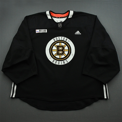 Jeremy Swayman - Boston Bruins - Practice-Worn Jersey - 2020-21 NHL Season