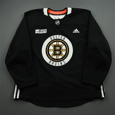 Mike Reilly - Boston Bruins - Practice-Worn Jersey - 2020-21 NHL Season
