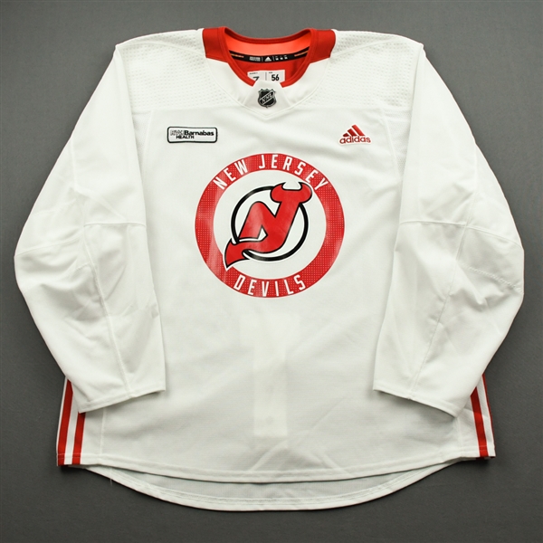 Matt Tennyson - New Jersey Devils - Practice-Worn Jersey - 2020-21 NHL Season