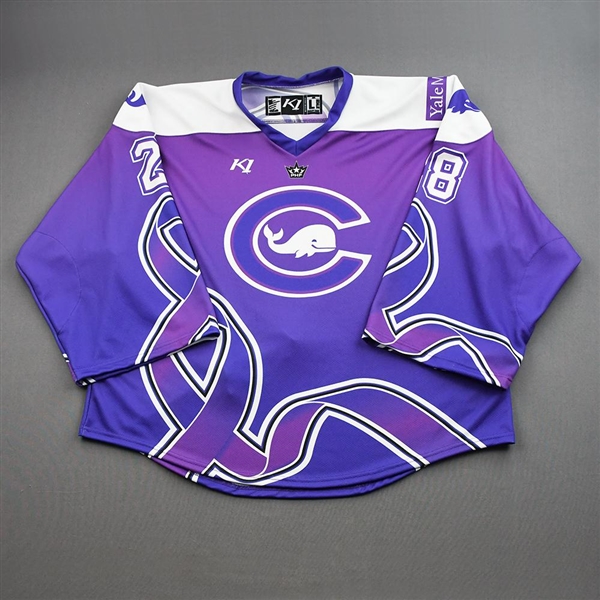 NNOB (No Name On Back) - Game-Issued Alzheimers Awareness Jersey