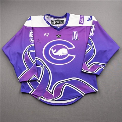 Kaycie Anderson - Game-Worn Alzheimers Awareness Autographed Jersey w/A - Worn January 15-16, 2022