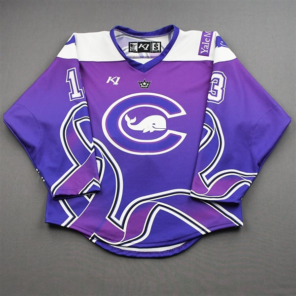 Cailey Hutchison - Game-Worn Alzheimers Awareness Autographed Jersey - Worn January 15-16, 2022