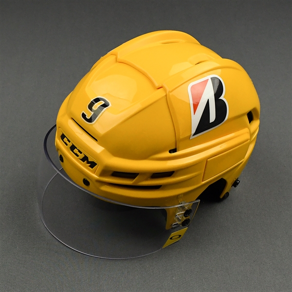 Filip Forsberg - Game-Worn - Gold CCM Helmet - 2020-21 NHL Regular Season and 2021 Stanley Cup Playoffs