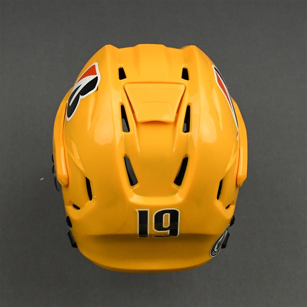 Calle Jarnkrok - Game-Worn - Gold Bauer Helmet - 2020-21 NHL Regular Season and 2021 Stanley Cup Playoffs