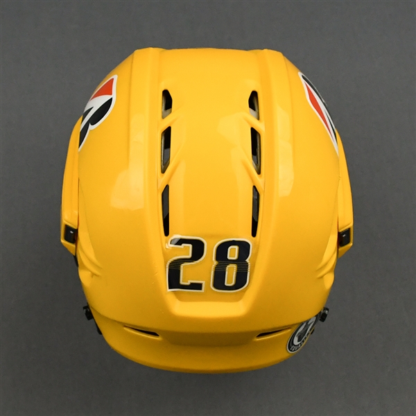 Eeli Tolvanen - Game-Worn - Gold CCM Helmet - 2020-21 NHL Regular Season and 2021 Stanley Cup Playoffs