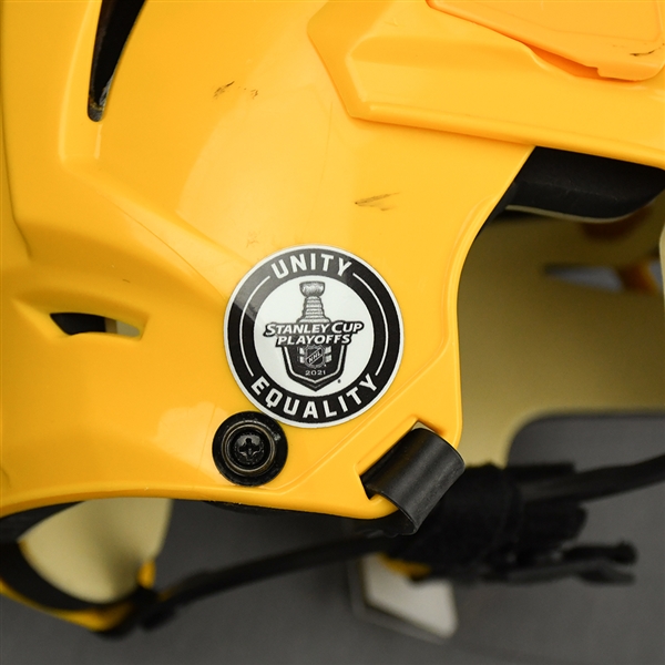 Alexandre Carrier - Game-Worn - Gold CCM Helmet - 2020-21 NHL Regular Season and 2021 Stanley Cup Playoffs