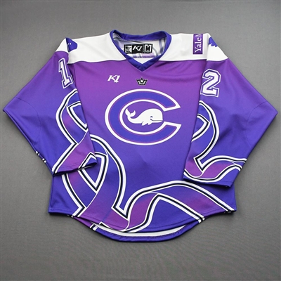 Allie Munroe - Game-Issued Alzheimers Awareness Jersey