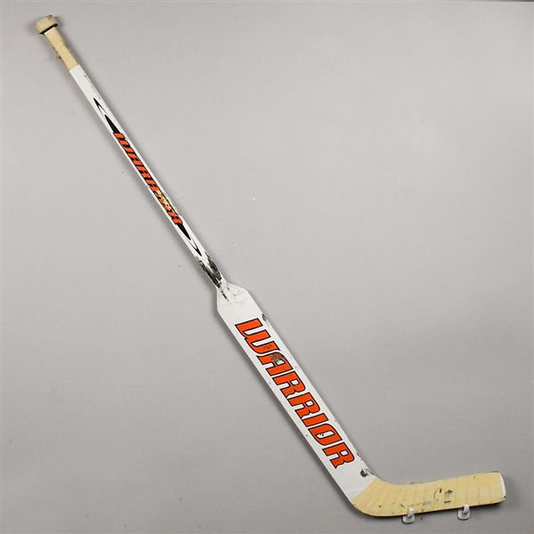 Ray Emery - Philadelphia Flyers - Game-Used Warrior Goal Stick - 2014-15 NHL Season