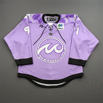 Haylea Schmid - Game-Issued Hockey Fights Cancer Jersey - Autographed