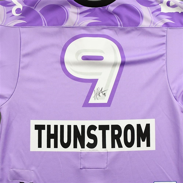Allie Thunstrom - Game-Worn Hockey Fights Cancer Autographed Jersey - Worn Dec. 18, 2021