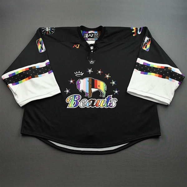 Lovisa Berndtsson - Game-Worn Autographed Pride Jersey - Worn January 22, 2022 - Back-Up Only