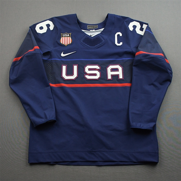 Kendall Coyne Schofield - Game-Worn Womens 2022 Olympic Winter Games, Beijing Jersey w/C - February 5, 2022 vs. Russian Olympic Committee & February 14, 2022 vs. Finland in Semifinals