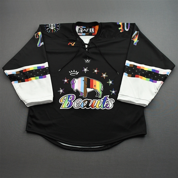 Anjelica Diffendal - Game-Worn Autographed Pride Jersey - Worn January 22, 2022