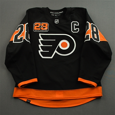 Claude Giroux - Game-Worn Third Giroux 1000th Game Jersey w/C - Worn 2nd and 3rd Period - March 17, 2022
