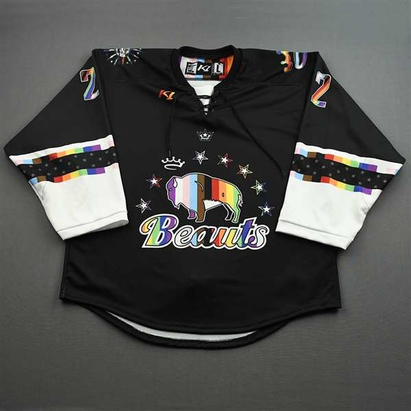 Emilie Harley - Game-Worn Autographed Pride Jersey - Worn January 22, 2022