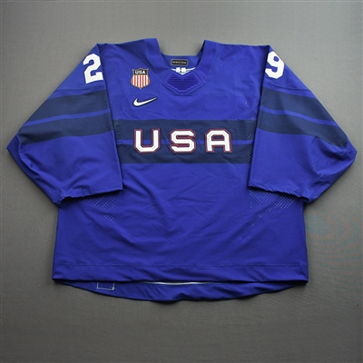Nicole Hensley - Game-Issued Womens 2022 Olympic Winter Games Beijing Jersey - February 8, 2022 vs. Canada & February 11, 2022 vs. Czech Republic in Quarterfinals