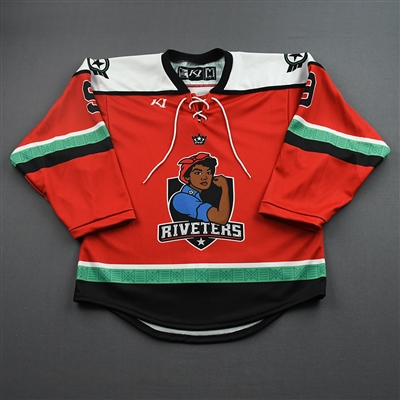 No Name or Number Blank - Game-Issued Black Rosie Jersey