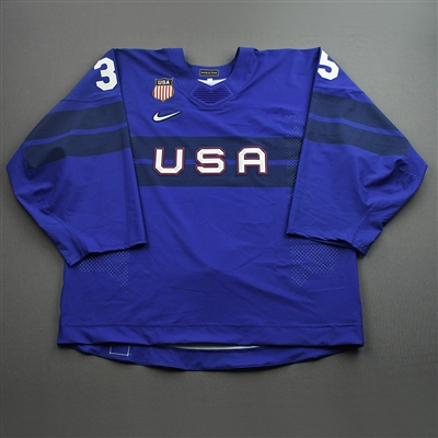 Pat Nagle - Game-Issued Mens 2022 Olympic Winter Games Beijing Jersey - February 13, 2022 vs. Germany