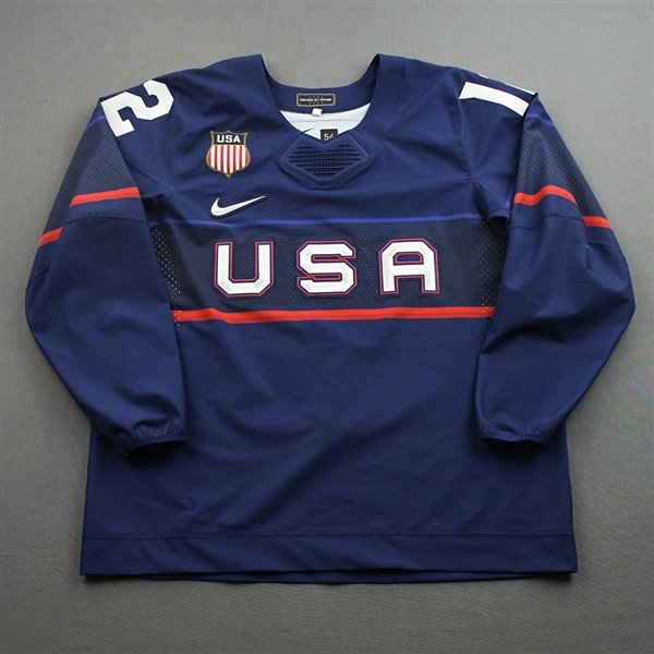 Kelly Pannek - Game-Worn Womens 2022 Olympic Winter Games, Beijing Jersey - February 5, 2022 vs. Russian Olympic Committee & February 14, 2022 vs. Finland in Semifinals