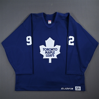 Jeff ONeill - Toronto Maple Leafs - Blue Practice-Worn Jersey