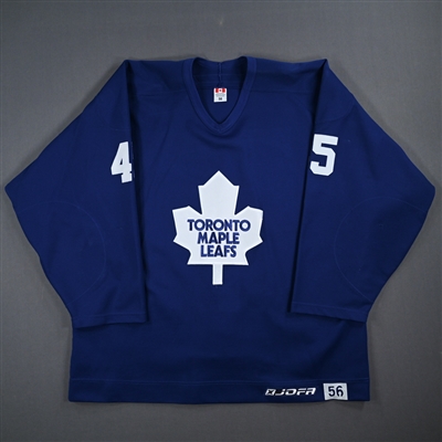 Phil Oreskovic - Toronto Maple Leafs - Blue Practice-Worn Jersey