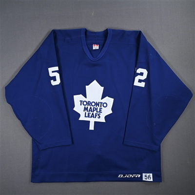 Robbie Earl - Toronto Maple Leafs- Blue Practice-Worn Jersey