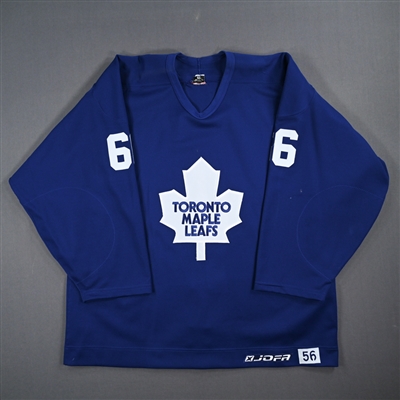 Carl Gunnarsson - Toronto Maple Leafs- Blue Practice-Worn Jersey