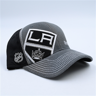Dwight King - Player-Issued Black Practice Hat - Stanley Cup Final Logo - 2012 Stanley Cup Finals